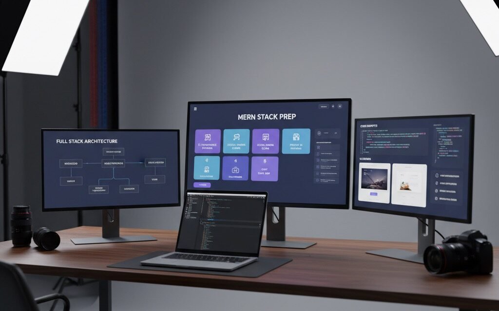 Complete Full Stack Web Development Preparation : MERN Stack + 6 Major Projects 